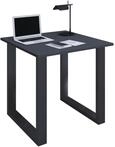 Schreibtisch VCM "Holz Schreibtisch B&uuml;rotisch Computertisch Lona U", schwarz
