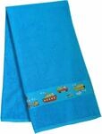 Badetuch DYCKHOFF "Auto", blau, B:70cm L:140cm, Walkfrottee, Obermaterial: 100%