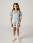 Latzhose LEVI'S KIDS, M&auml;dchen, Gr. 10 (140), N-Gr, blau (wow me over),...