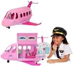Spielzeug-Flugzeug BARBIE "Barbie Traumland Traumflugzeug", pink (bunt),
