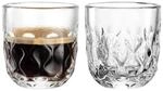 Espressoglas LEONARDO "Espressogl&auml;ser (2) Gocce 60 ml 2er Set transparent", bunt
