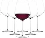 Rotweinglas ZWIESEL GLAS "Burgunder Rotweingl&auml;ser VUELO 848 ml 6er Set transparent",