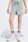 Shorts ADIDAS SPORTSWEAR "ESSENTIALS 3-STREIFEN COTTON", Damen, Gr. XXL, N-Gr, grau