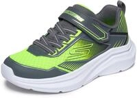 Sneaker SKECHERS "MICROSPEC VELOCITY", Jungen, Gr. 27, blau (dunkelgrau, gelb),