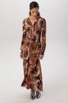 Midikleid ANISTON SELECTED, Damen, Gr. 36, N-Gr, braun (terra, camel, beige,
