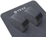 Yogablock YEAZ "Set - Yoga-Bl&ouml;cke & Handtuch NEXT LEVEL", schwarz, Yogakissen,