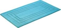 Badematte VOSSEN "Feeling" Gr. 4, blau (turquoise), H:10mm, Baumwolle, Badematten,