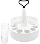 Bierglas LUXENTU "K&ouml;lschkranz-Set mit Gl&auml;sern 0,2 l 12er Set transparent", bunt
