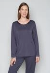 Pyjamaoberteil JOOP, Damen, Gr. 34, grau (hellgrau), French Terry,...