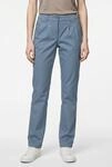 Chinohose BONPRIX, Damen, Gr. 44, K-Gr, blau (mattblau), Twill, Obermaterial:...
