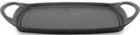 Grillplatte KR&Uuml;GER "Delta", schwarz, B:29cm H:1,5cm L:47cm, Aluguss, Grillroste,