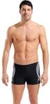 Badeshorts ARENA "MEN'S SWIM SHORT GRAPHIC", Herren, Gr. 8, N-Gr, schwarz,...