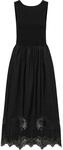 Midikleid SOAKED IN LUXURY "Damen Kleid SLAthina", Damen, Gr. M, N-Gr, schwarz,