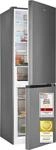 EXQUISIT K&uuml;hl-/Gefrierkombination "KGC340-115-NF-040C", Energieeffizienz: C, silber