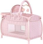 Puppenbett BAYER "Multi-Puppenbett", rosa mit herzen, Puppenm&ouml;bel, KinderB:37,5cm