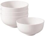 Schale VILLEROY & BOCH "Sch&uuml;sseln Afina &oslash; 13 cm 4er Set wei&szlig;", wei&szlig;, L:13cm,