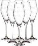 Sektglas VILLEROY & BOCH "Sektgl&auml;ser Toy's Delight 260 ml 6er Set transparent", bunt