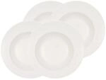 Pastateller VILLEROY & BOCH "Pastateller Flow &oslash; 30 cm 4er Set wei&szlig;", wei&szlig;,