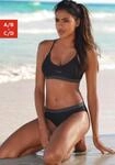 Bustier-Bikini VENICE BEACH, Damen, Gr. 32, Cup A/B, schwarz (schwarz, grau),