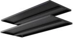 Aktenschrank VCM "2x Fachb&ouml;den f&uuml;r Stahlschrank Serie Malivo", schwarz (anthrazit),