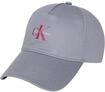 Baseball Cap CALVIN KLEIN JEANS, Damen, grau (turbulence), Web, Baumwolle, unifarben,