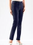 5-Pocket-Jeans CASUAL LOOKS, Damen, Gr. 38, Normalgr&ouml;&szlig;en, blau (dunkelblau),...