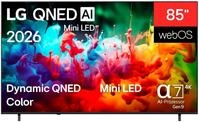 LG QNED-Fernseher "85QNED70B6A", Energieeffizienz: E, bunt (schwarz), 85 &Prime;,