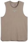 Tanktop PUMA "M X HYROX CLOUDSPUN TANK", Damen, Gr. S, beige (mouse gray), Jersey,
