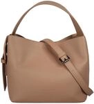 Henkeltasche BUGATTI "ARIA", Damen, Gr. B/H/T: 23cm x 20cm x 13cm onesize, beige