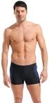 Badeshorts ARENA "MEN'S SWIM SHORT GRAPHIC", Herren, Gr. 8, N-Gr, schwarz, blau,