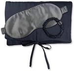 Seidentuch AILORIA "Tasche, Schlafmaske & Scrunchie S TRAVEL SET BEAUTY S", Damen,