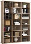 Standregal VCM "Holz CD DVD Standregal B&uuml;cherregal Regal Megosa M", braun (sonoma,