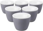 Eierbecher SELTMANN WEIDEN "Snack and Egg Life Fashion &oslash; 6,8 cm 6er Set", grau