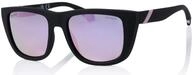 Sonnenbrille SUPERDRY "Modell 996075", Damen, schwarz, matt, Sonnenbrillen