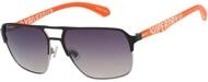 Sonnenbrille SUPERDRY "Modell 995064", Herren, schwarz (schwarz, orange), matt,