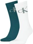 Socken CALVIN KLEIN JEANS "CKJ MEN SOCK 2P MONOGRAM", Herren, Gr. 39-42, bunt...