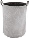 W&auml;schesack KLEINE WOLKE "Roy", grau (platinfarben), B:46cm H:52cm T:40cm &Oslash;:40cm,
