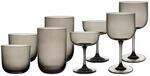 Gl&auml;ser-Set "Komplett-Gl&auml;ser-Set Like Glass 8er Set", grau (smoke), B:2cm H:2cm,