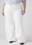 Weite Jeans LEVI'S PLUS "PL 318 SHAPING WIDE LEG", Damen, Gr. 14 (46), L&auml;nge...