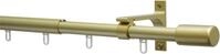 Gardinenstange GARDINIA "Gardinenstangen Set Thasos", gold (gold, matt), &Oslash;:19mm,