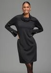 Jerseykleid LAURA SCOTT, Damen, Gr. 40, N-Gr, Langarm, Milano Rib, schwarz,...