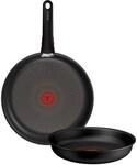 Pfannen-Set TEFAL "Ingenio Excellence Fusion", schwarz, Pfannen, Pfannen-Set,