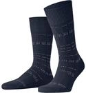 Socken FALKE "Lhasa Rib Special Edition", Herren, Gr. 39-42, blau (space blau