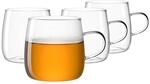 Tasse LEONARDO "Teetassen T&egrave; Per Te 570 ml 4er Set transparent", bunt (transparent),