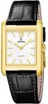 Quarzuhr FESTINA "On the Square", gold (schwarz, silberfarben), Armbanduhren, Herren,