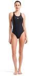 Badeanzug ARENA "W ARENA MONOGLOW SWIMSUIT ONE PIECE", Damen, Gr. 44, N-Gr, schwarz