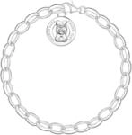 Charm-Armband THOMAS SABO "THOMAS SABO x HARIBO Schmuck: Charm-Armband" Gr. 17,