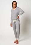 Pyjama SKINY "Night In Mix & Match", Damen, Gr. 36, grau (grau melange), Single