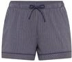 Pyjamashorts S.OLIVER, Damen, Gr. 40/42, N-Gr, blau (dunkelblau, gestreift), Single