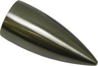 Gardinenstangen-Endst&uuml;ck GARDINIA "Memphis", silber (edelstahlfarben), L:5,2cm,